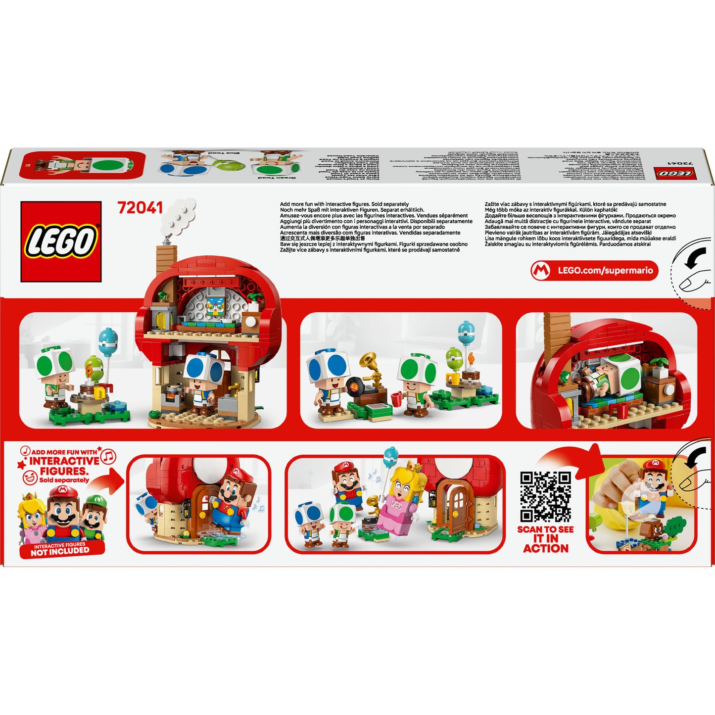 72041 Super Mario Party beim Toad-Haus, Konstruktionsspielzeug
