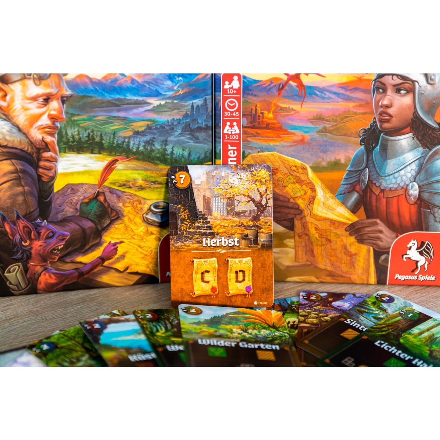 Pegasus Die Kartographin, Brettspiel