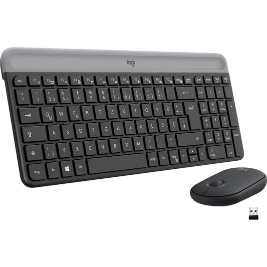 Logitech MK470 Slim Combo (graphit, DE-Layout, Scherenmechanik)