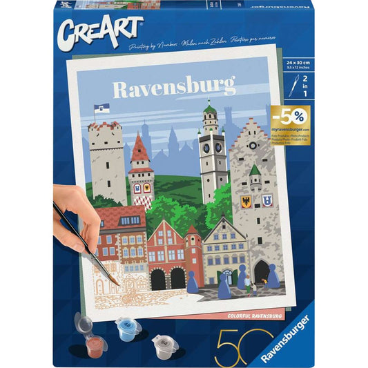 Ravensburger CreArt - Colorful Ravensburg, Malen