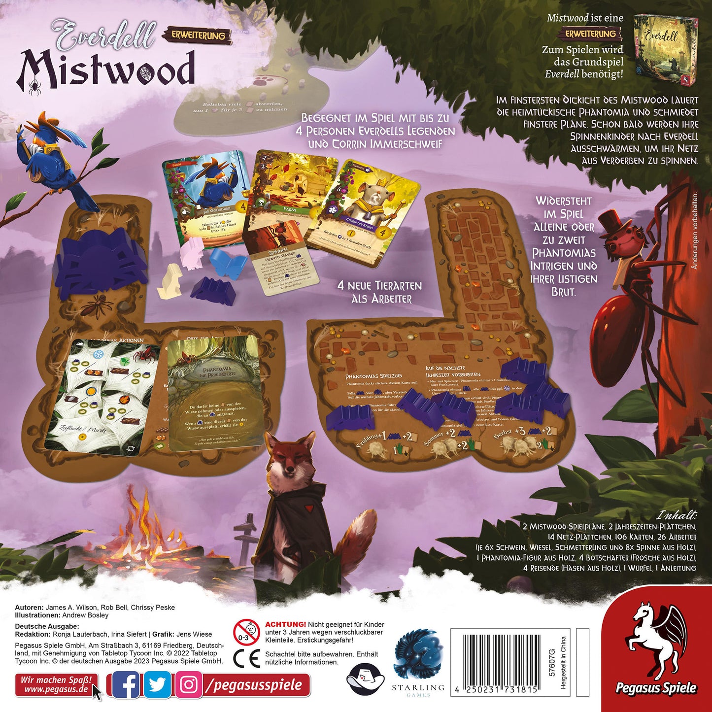 Everdell: Mistwood, Brettspiel