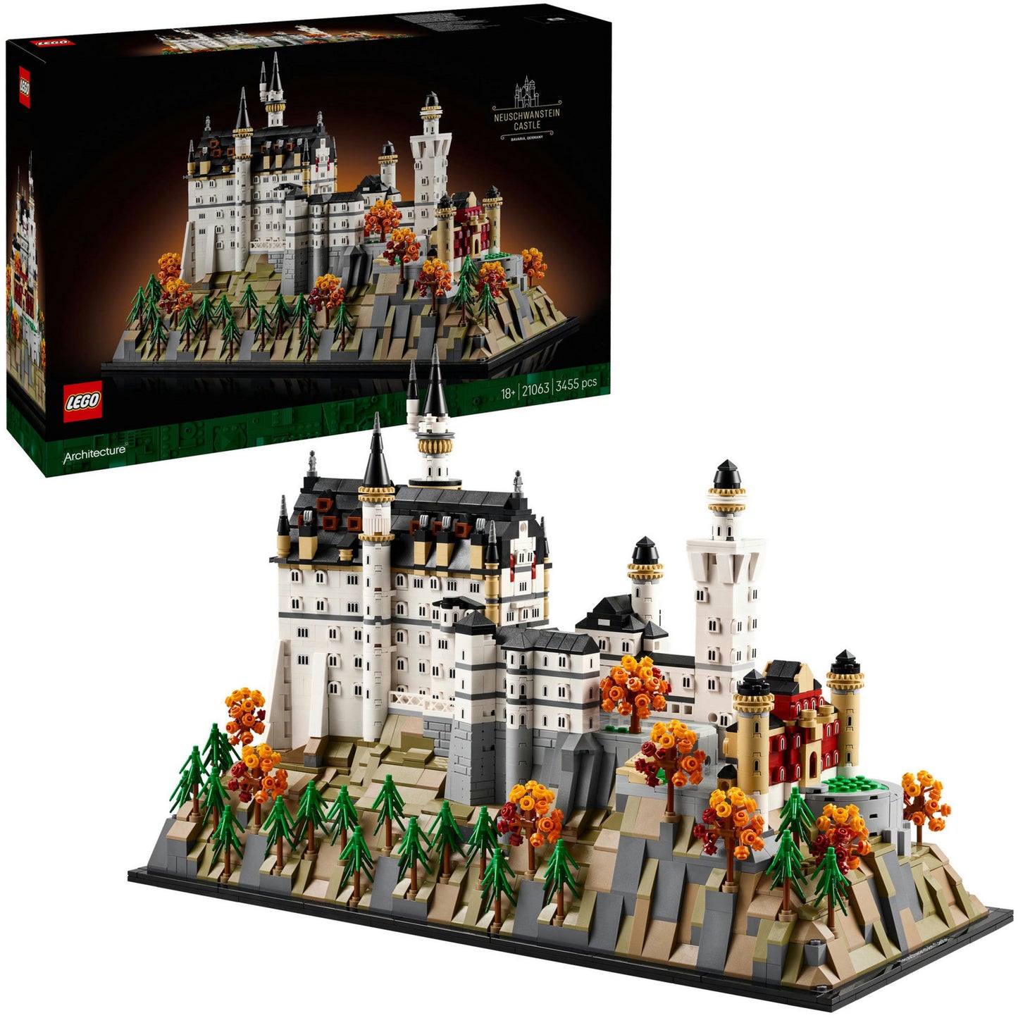 21063 Architecture Schloss Neuschwanstein, Konstruktionsspielzeug