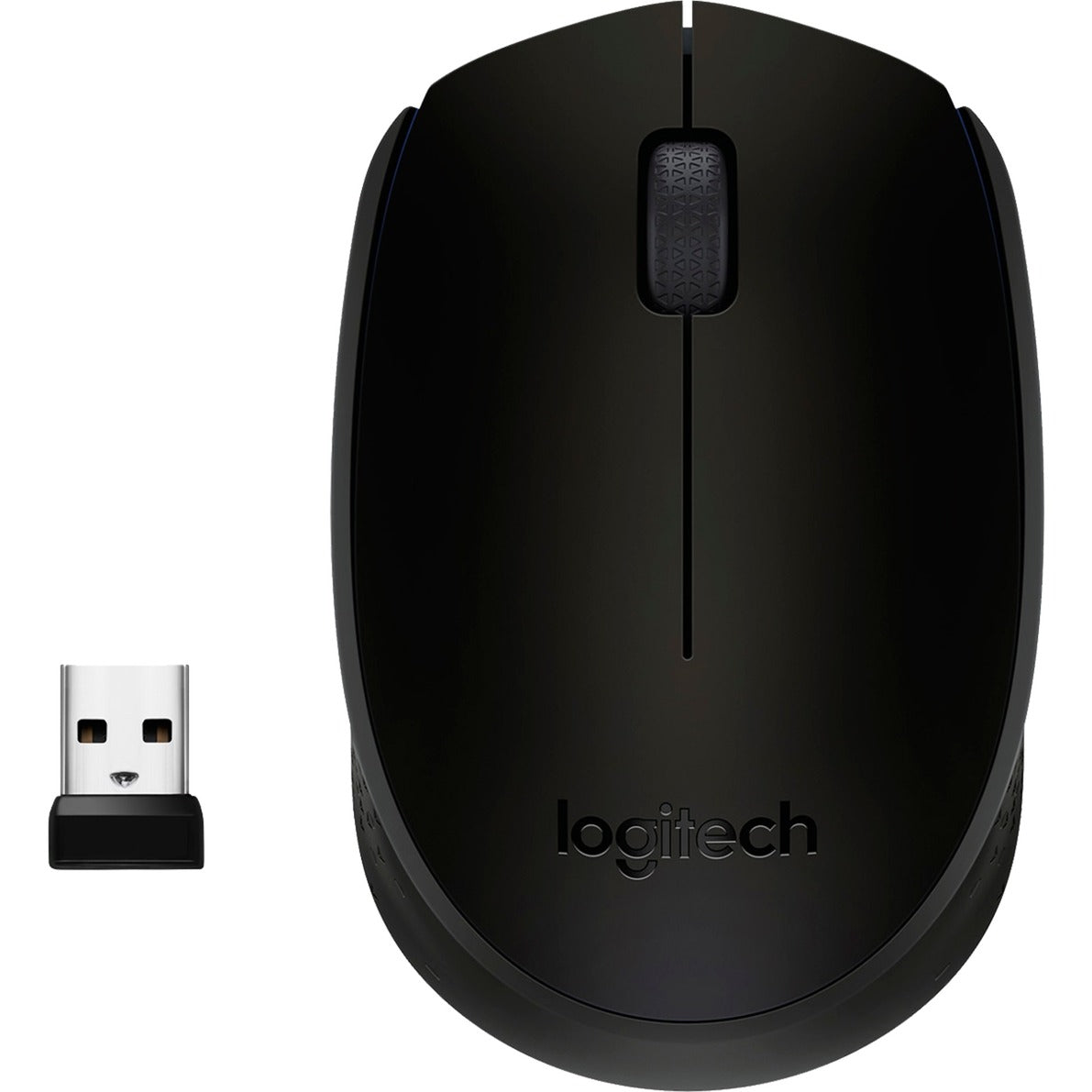 Logitech B170 Wireless (schwarz, 3 Tasten, für Links- und Rechtshänder, kompatibel mit PC/Mac)
