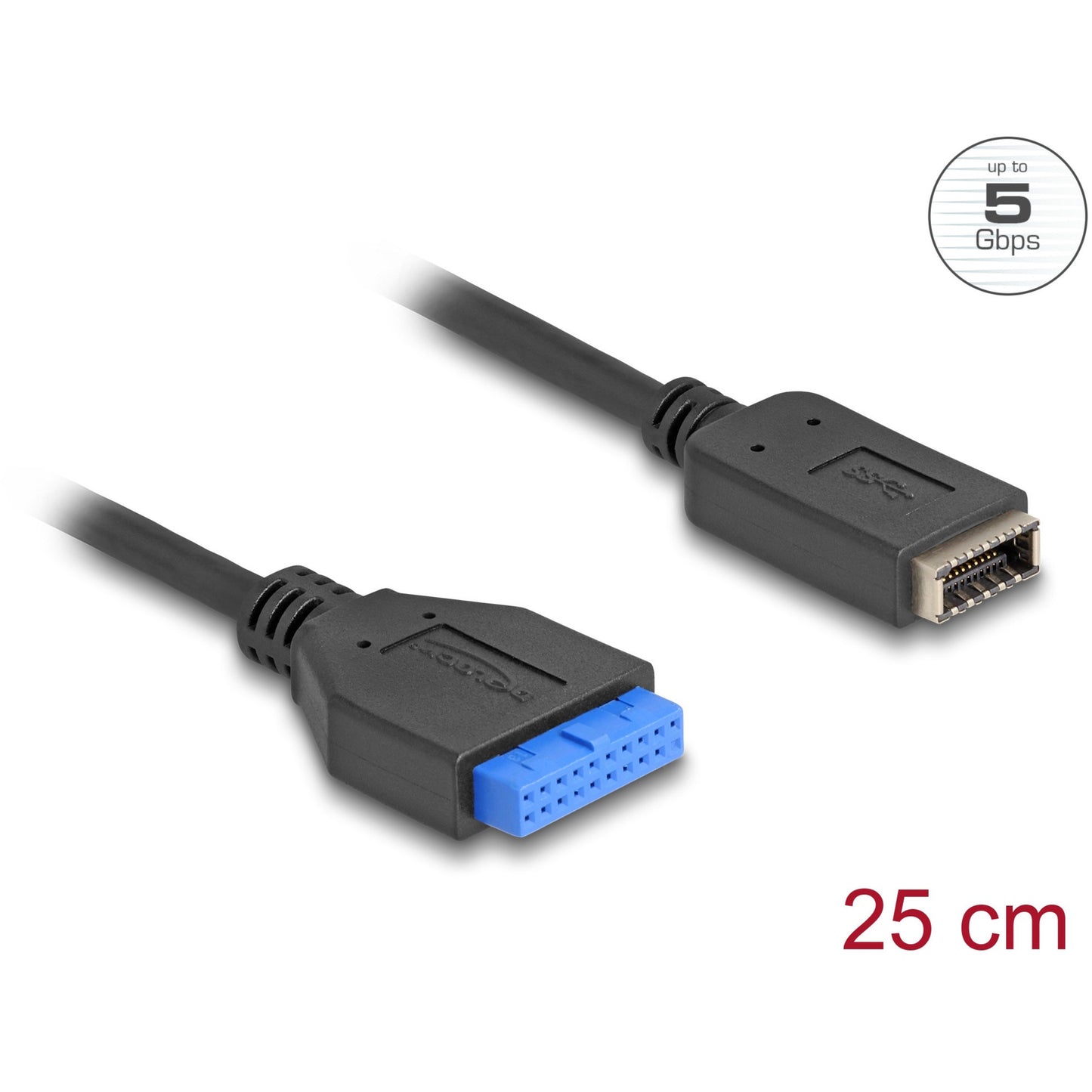 19 Pin USB Pfostenbuchse zu USB Typ-E Key A Buchse, Adapter