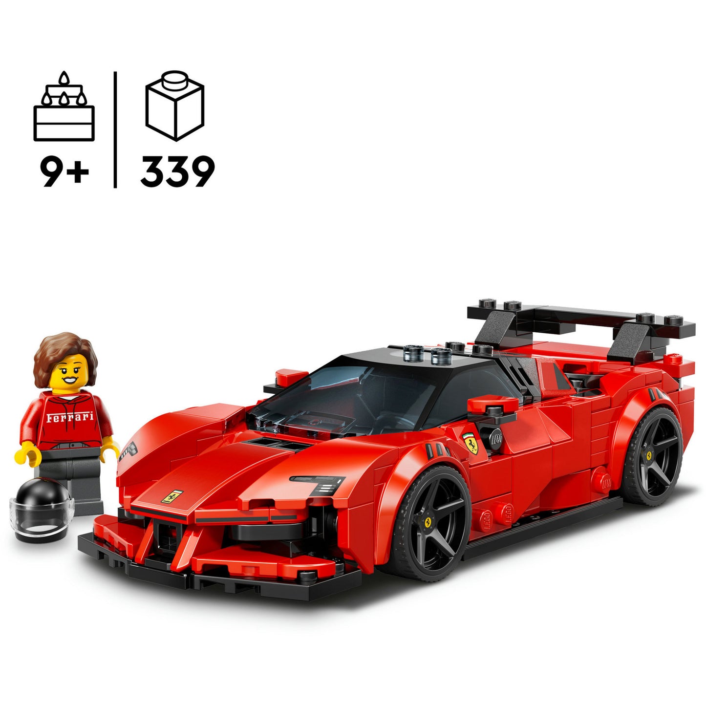 77254 Speed Champions Ferrari SF90 XX Stradale Sportwagen, Konstruktionsspielzeug