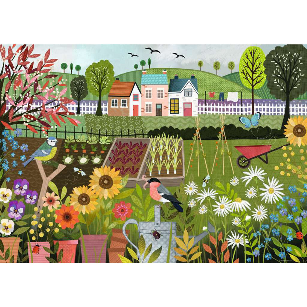 Puzzle - Schrebergarten
