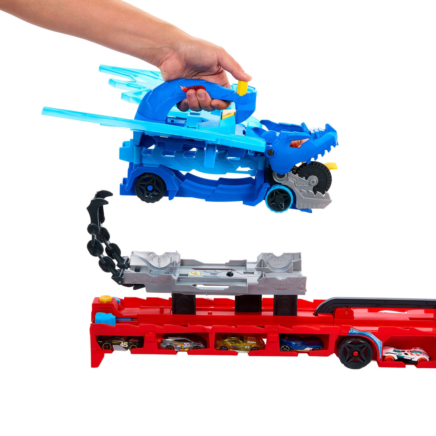 City Ultimativer 2-in-1 Drachen Transporter, Spielfahrzeug