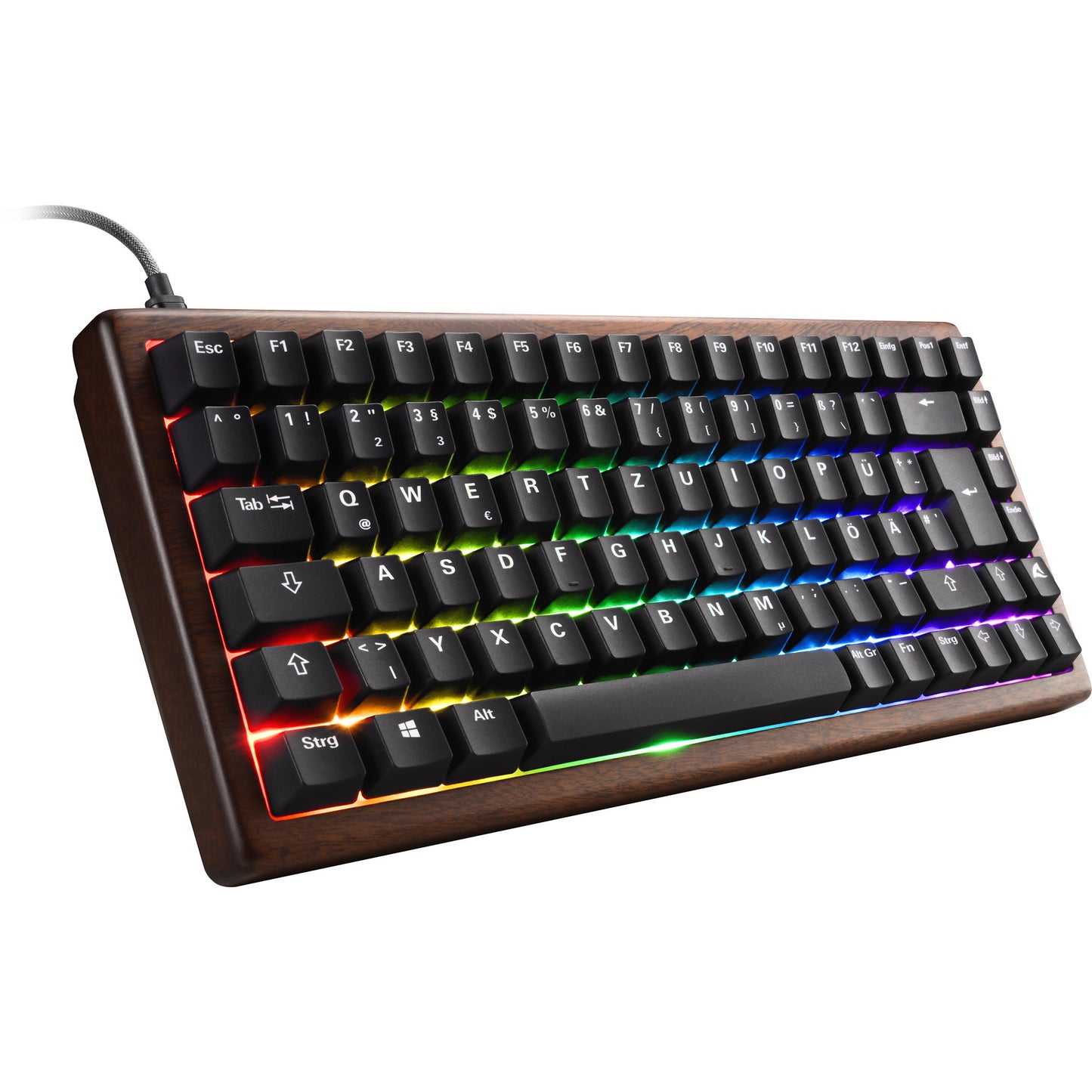 SKILLER SGK50 S3 Wood PBT, Gaming-Tastatur