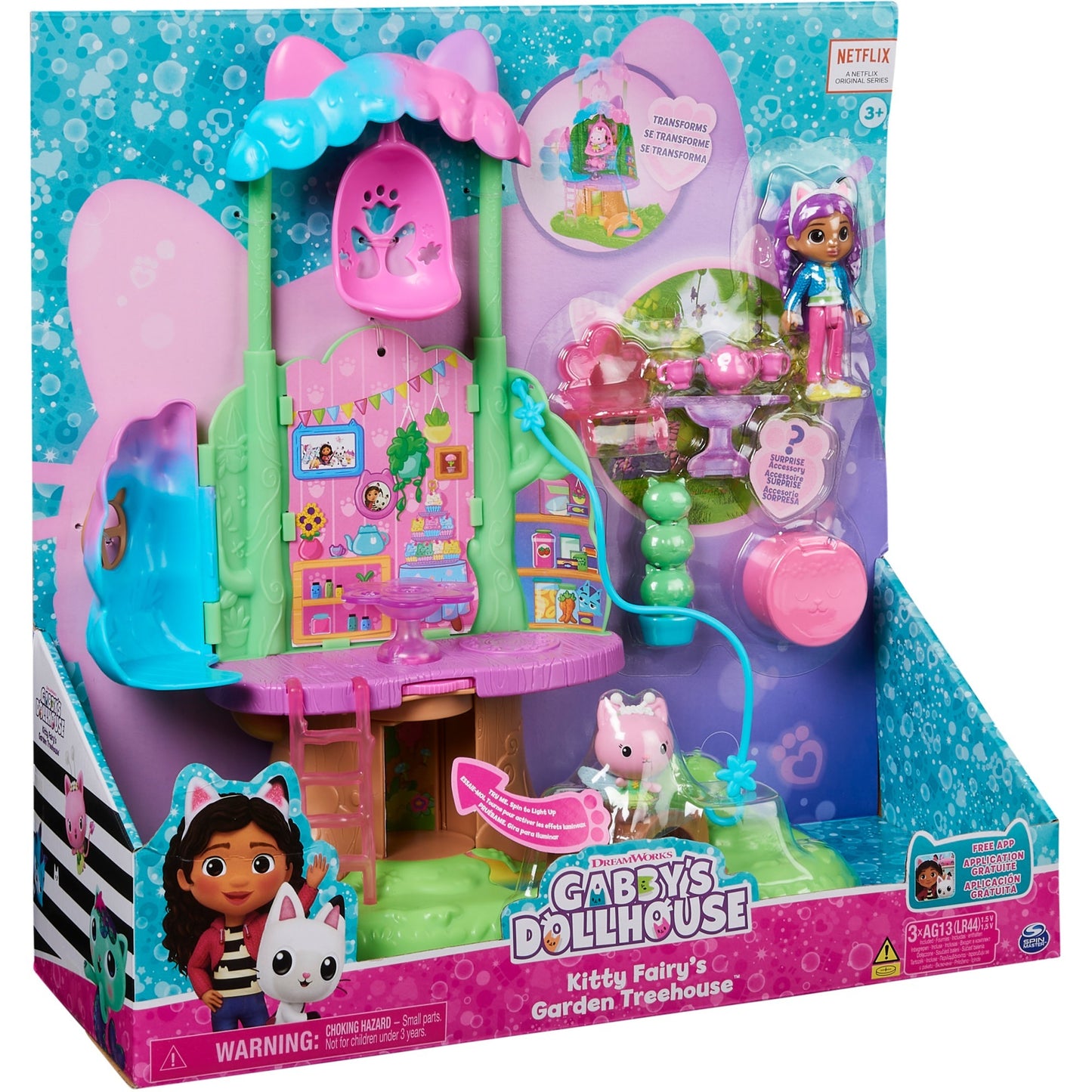 Spinmaster Gabby's Dollhouse - Kitty Fairy's Garten Spielset