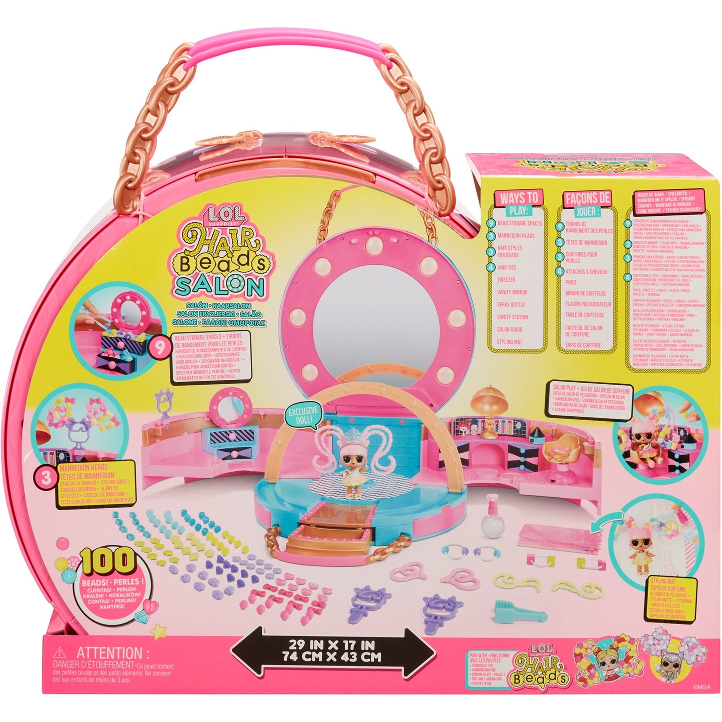 MGA Entertainment L.O.L. Surprise Hair Beads Salon