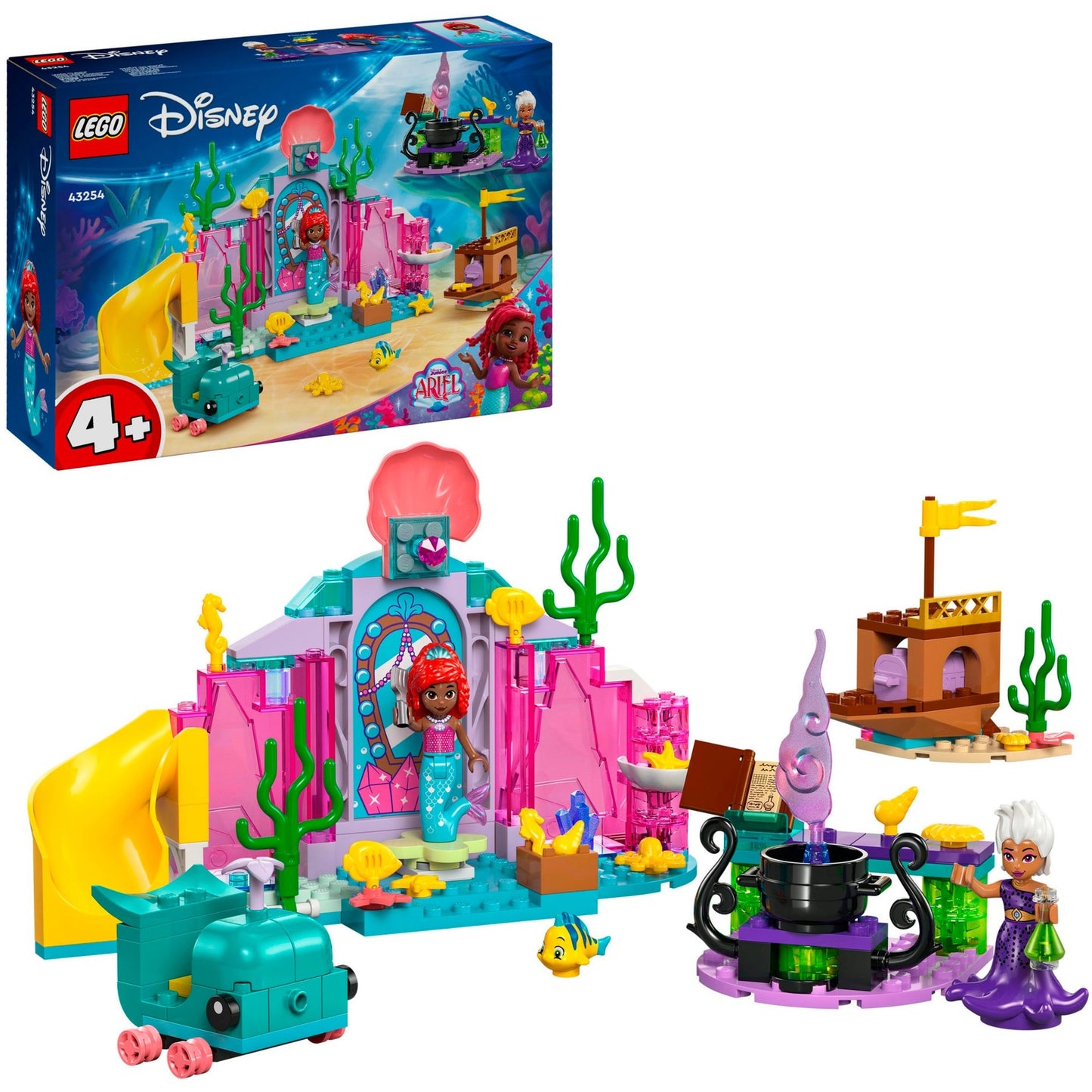 LEGO 43254 Disney Princess Arielles Kristallhöhle, Konstruktionsspielzeug