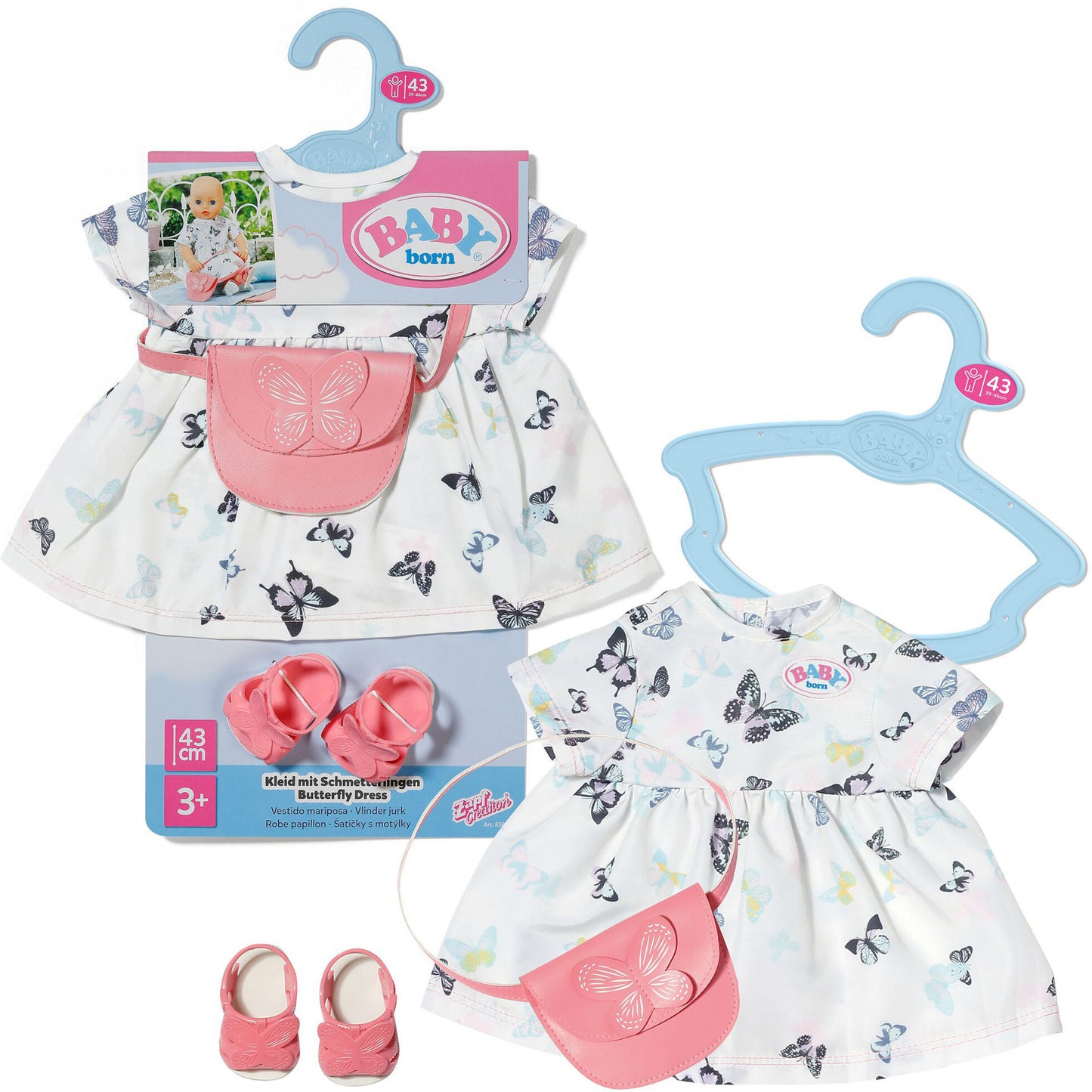 BABY born Kleid Set 43cm, Puppenzubehör