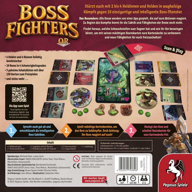 Boss Fighters QR, Brettspiel