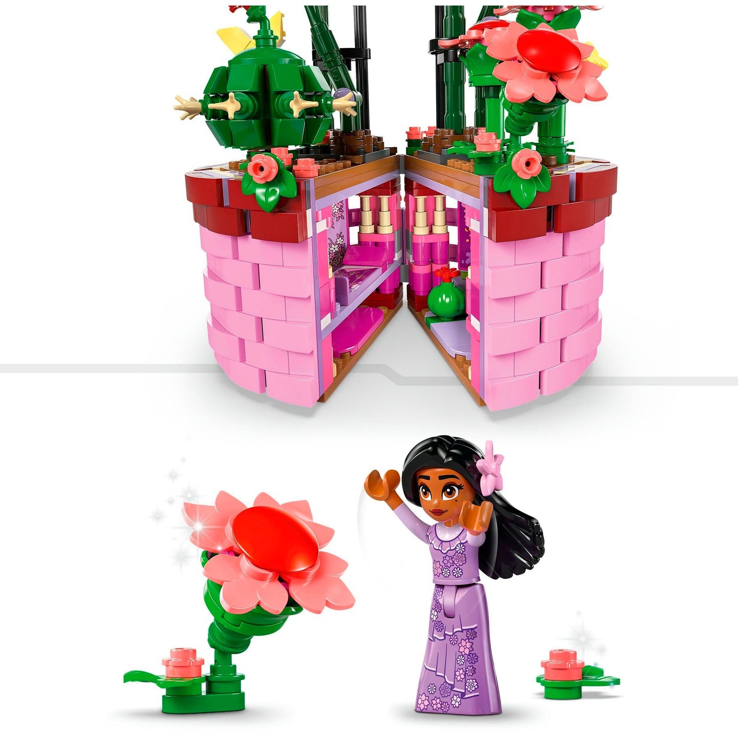 LEGO 43237 Disney Classic Isabelas Blumentopf, Konstruktionsspielzeug