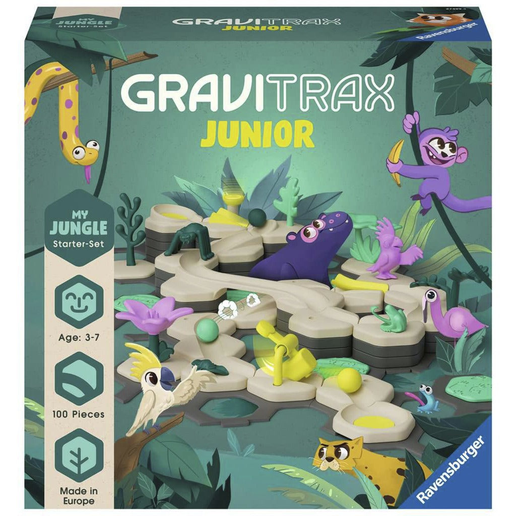 Ravensburger GraviTrax Junior Starter-Set L Jungle, Bahn