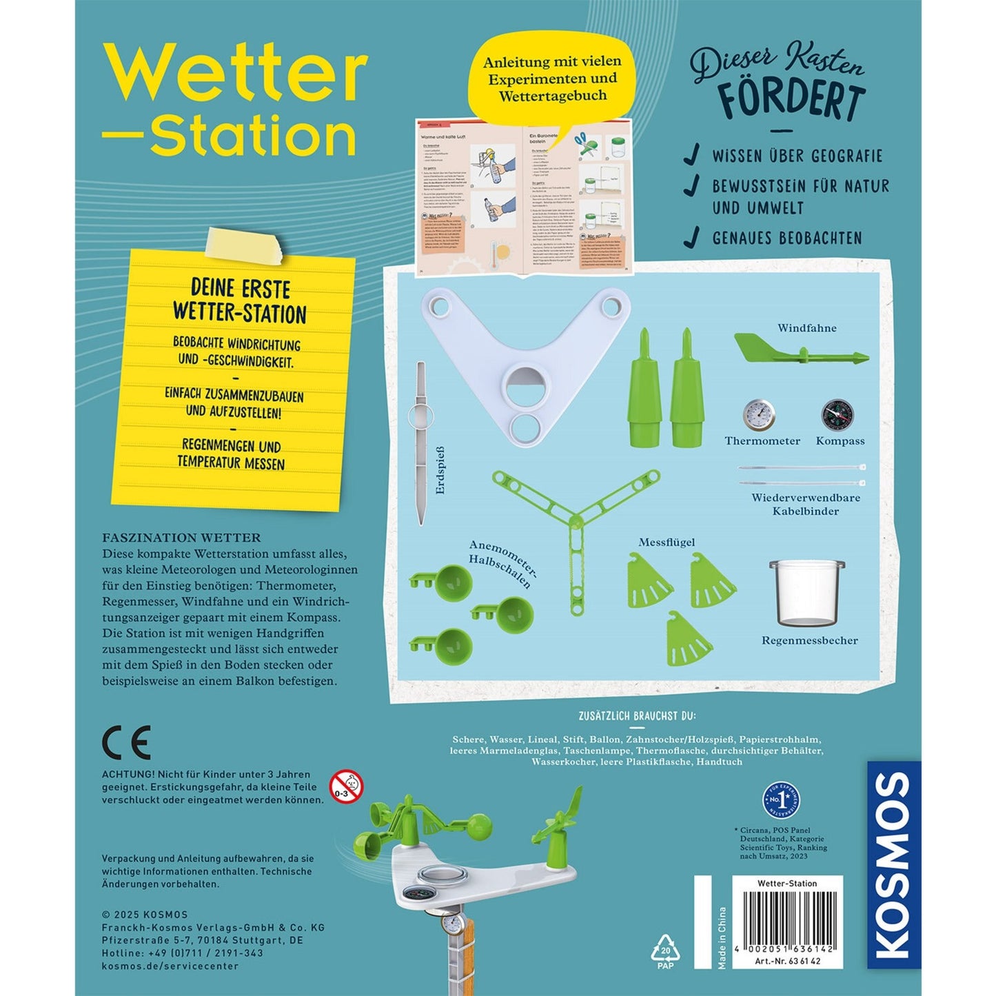 Wetterstation, Experimentierkasten