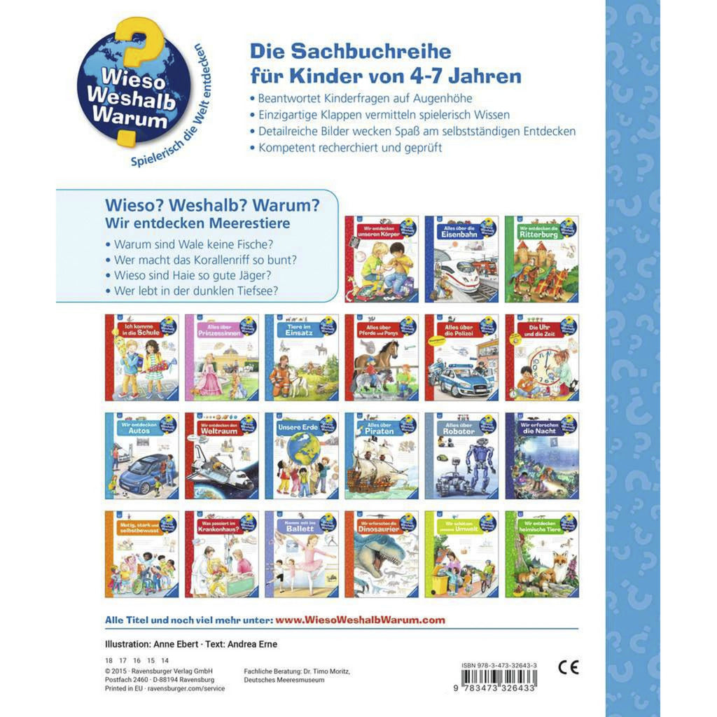 Wieso? Weshalb? Warum? Band 27 - Wir entdecken Meerestiere, Lernbuch