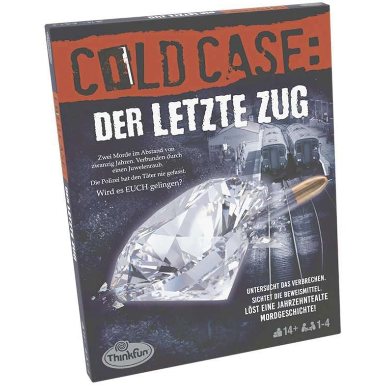 THINK FUN Cold Case: Der letzte Zug, Rätselspiel