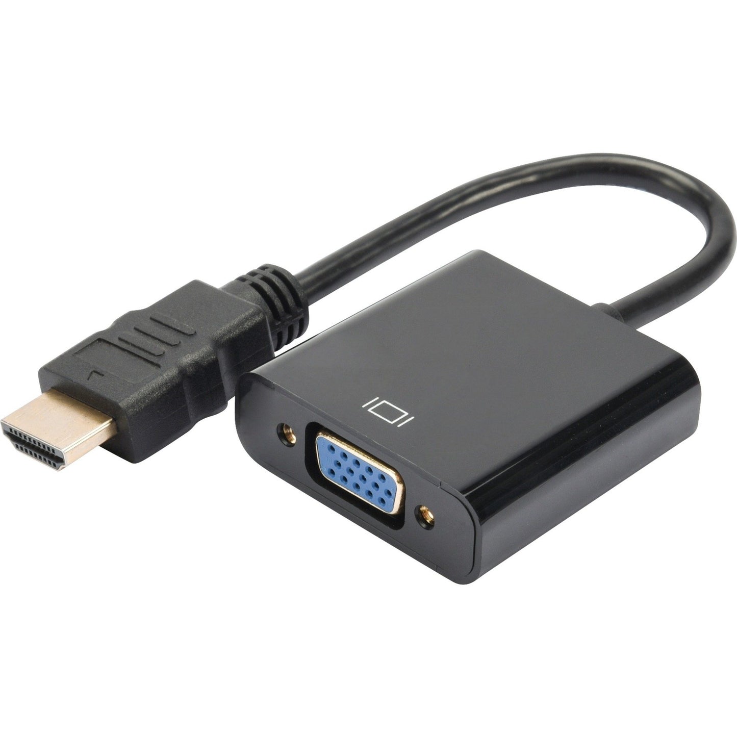 Digitus Konverter HDMI A > VGA (schwarz, 18cm)