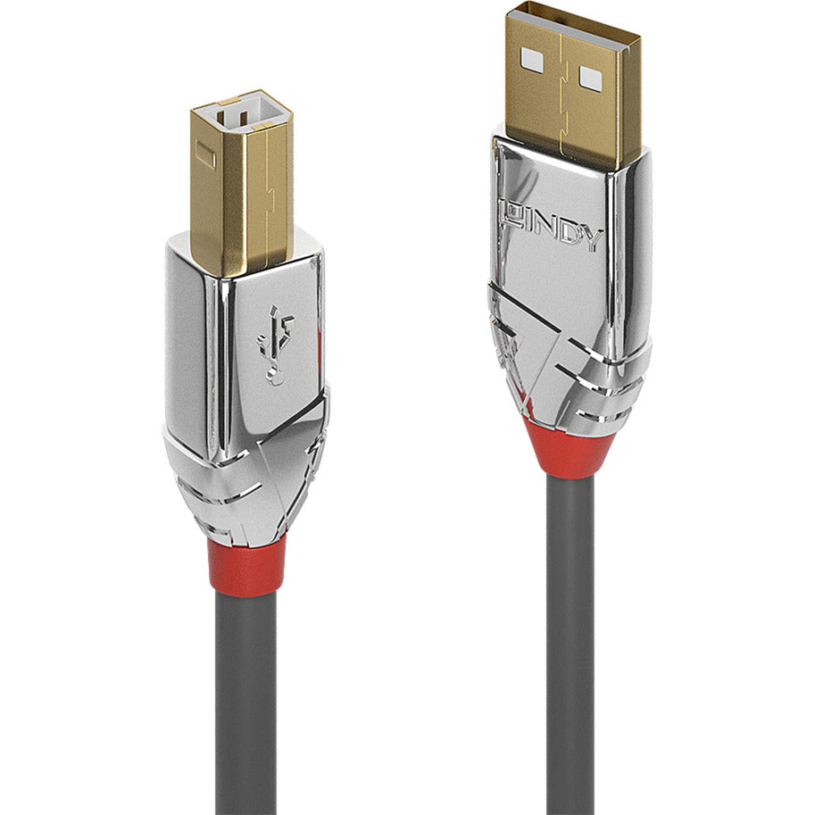 USB 2.0 Typ A an B Kabel, Cromo Line