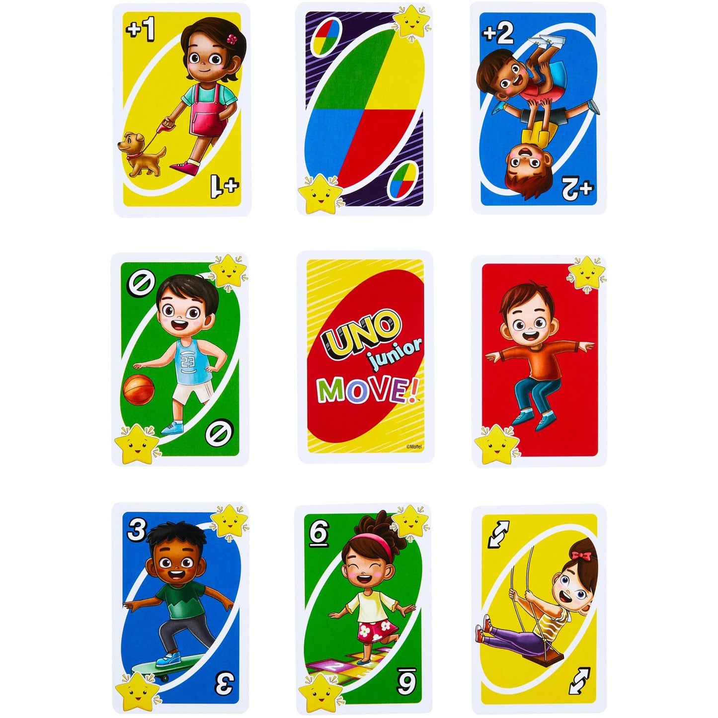 Mattel Games UNO Junior Move, Kartenspiel