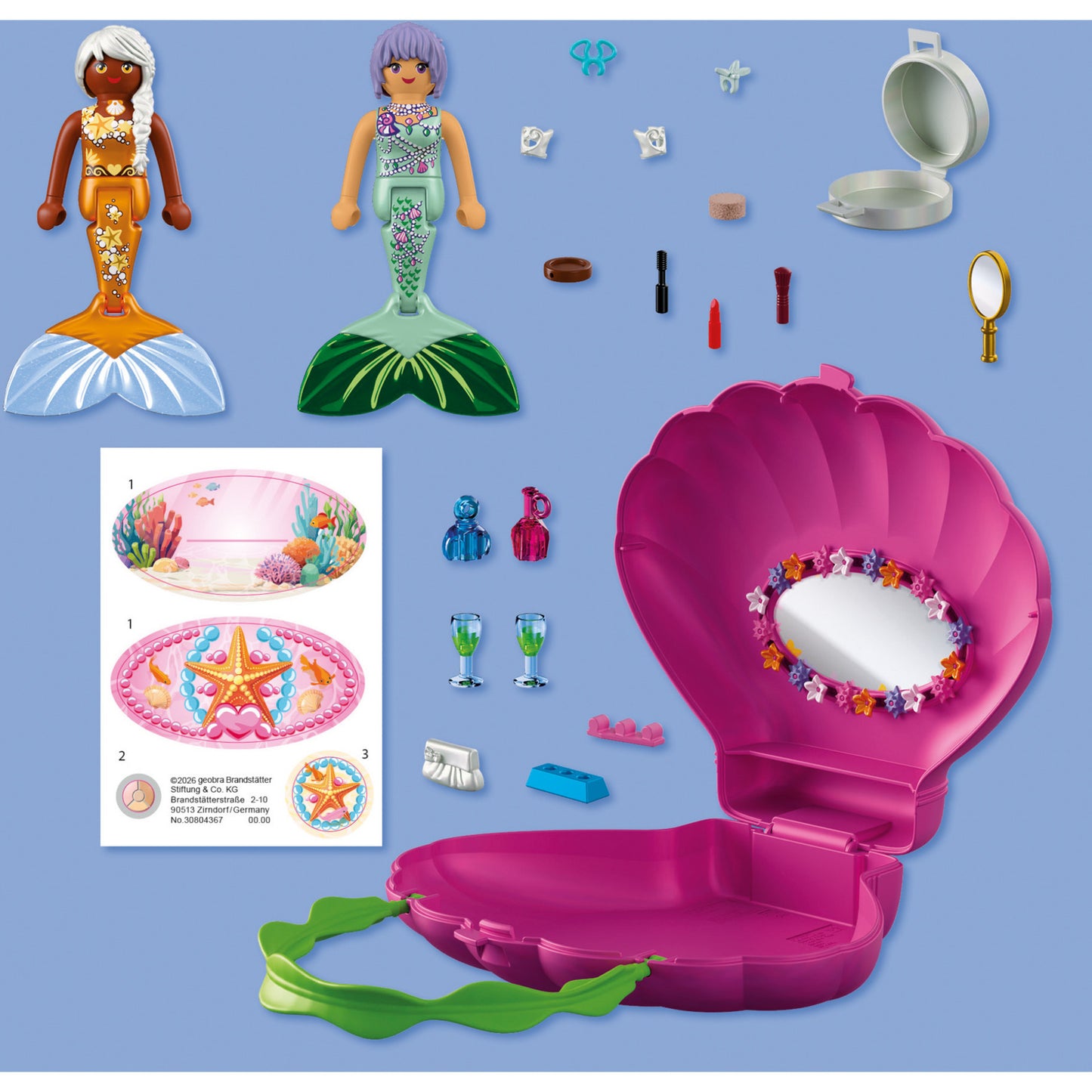 72105 Fantasy & Magic Muscheltasche Meerjungfrauen, Konstruktionsspielzeug
