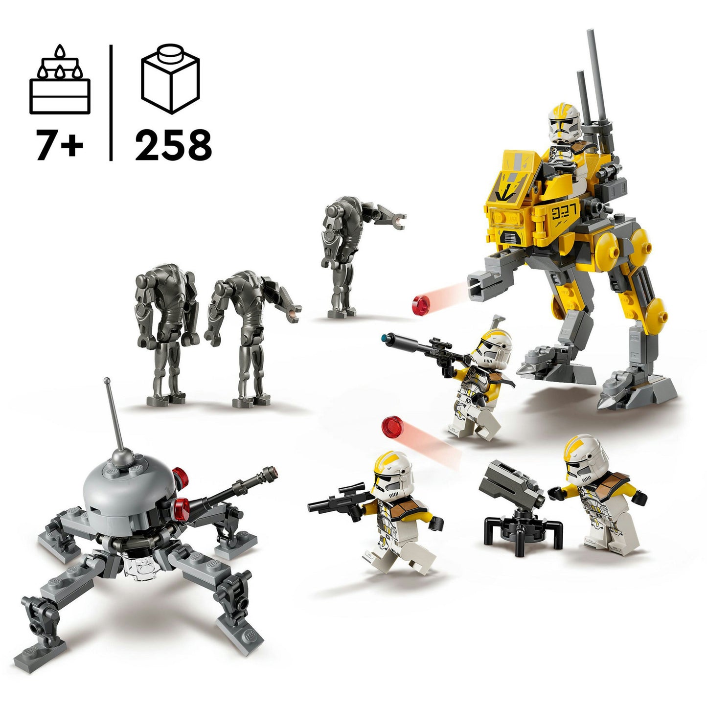 75431 Star Wars Klonsoldaten des 327. Sternenkorps Battlepack, Konstruktionsspielzeug