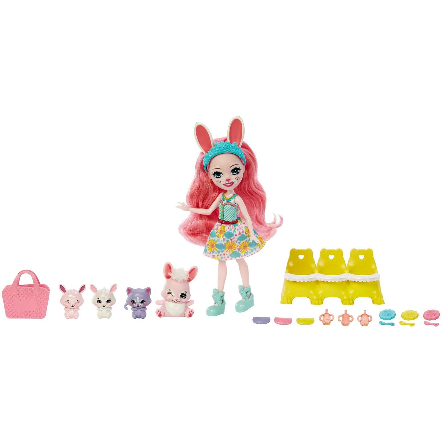 Mattel Enchantimals Baby Bestie Bree Bunny & Twist Bunny