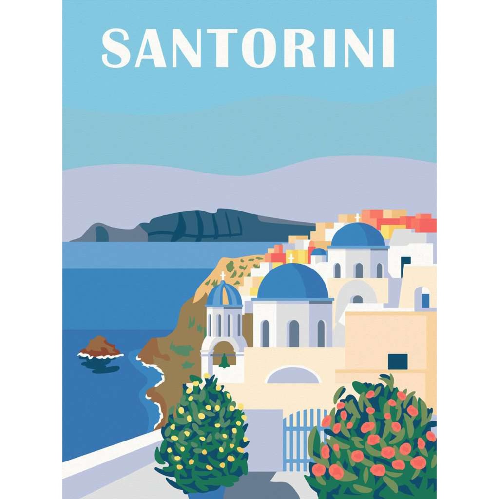 Ravensburger CreArt - Shades of Santorini, Malen