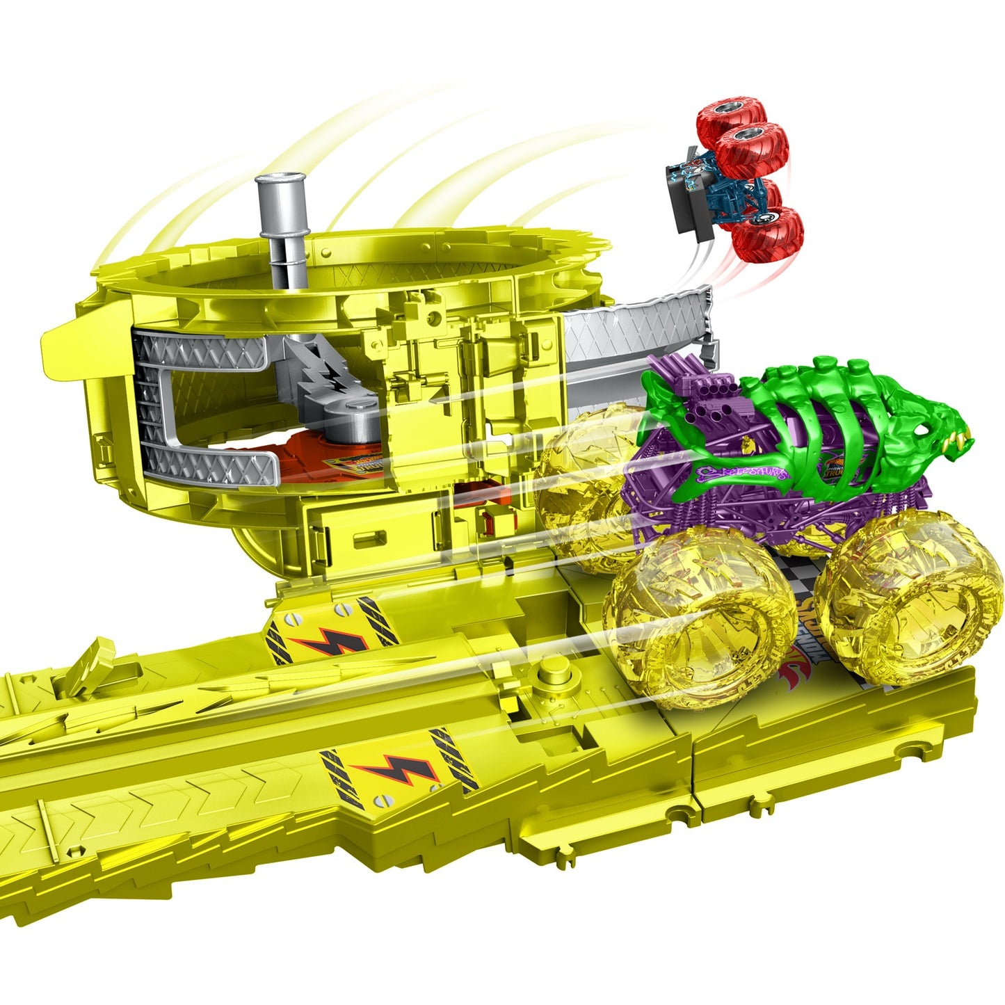 Hot Wheels Monster Trucks Power Verfolgungsjagd, Spielfahrzeug