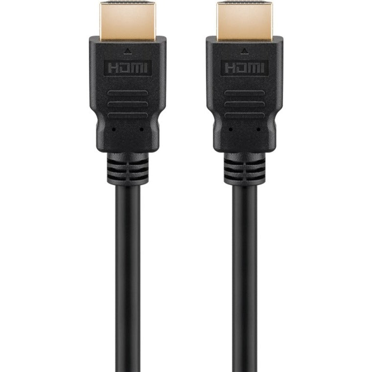 Goobay Ultra High-Speed HDMI Kabel mit Ethernet, HDMI 2.1 (schwarz, 2 Meter)