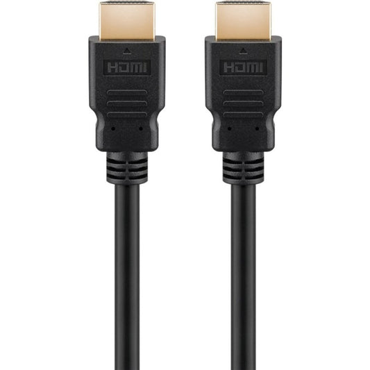 Goobay Ultra High-Speed HDMI Kabel mit Ethernet, HDMI 2.1 (schwarz, 2 Meter)