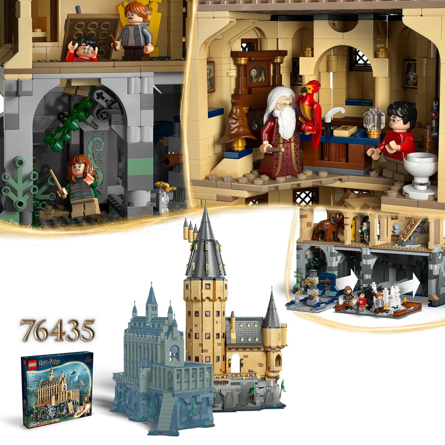 76454 Harry Potter Schloss Hogwarts: Der Hauptturm, Konstruktionsspielzeug