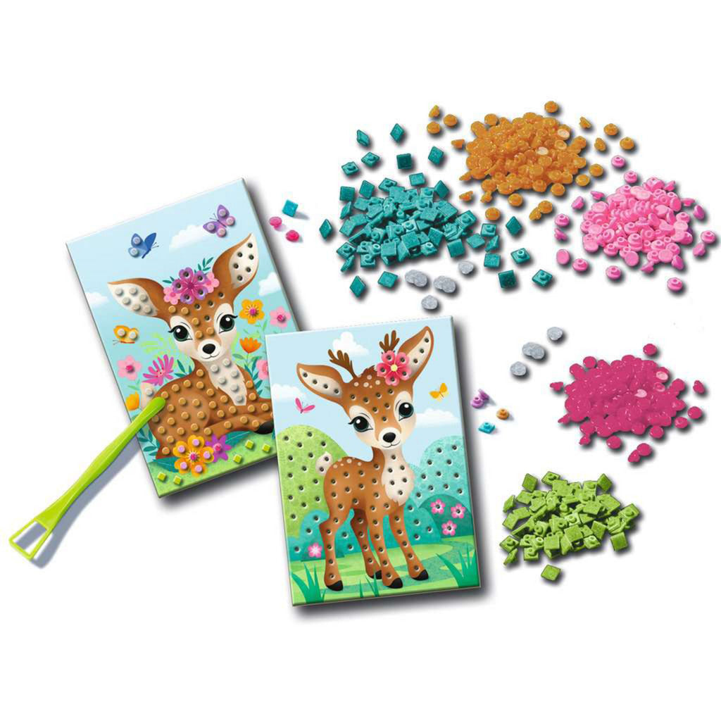 BeCreative - Bastelset DIY Mosaik Mein Bambi, Basteln