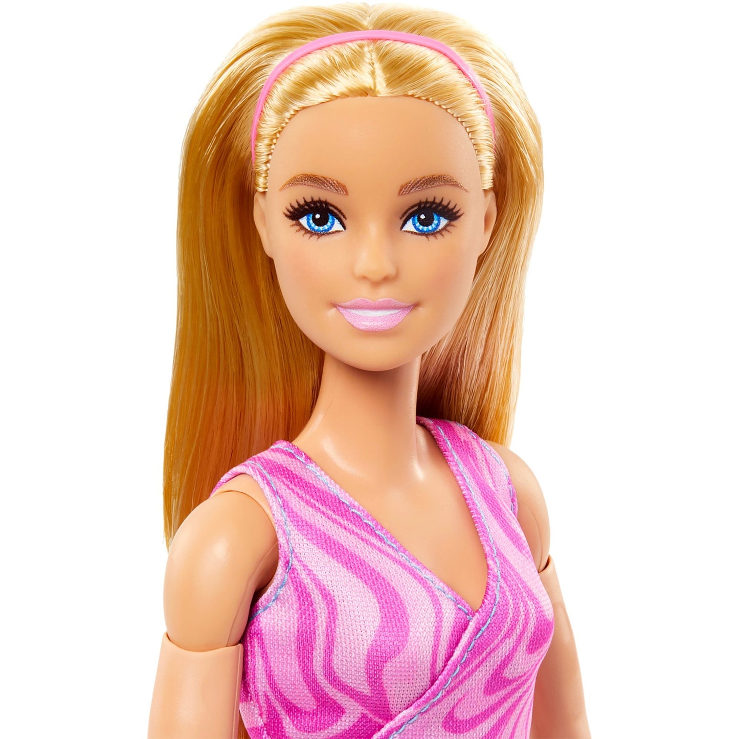 Barbie Barbie Made to Move mit pinken Sportoberteil und blauer Yogahose