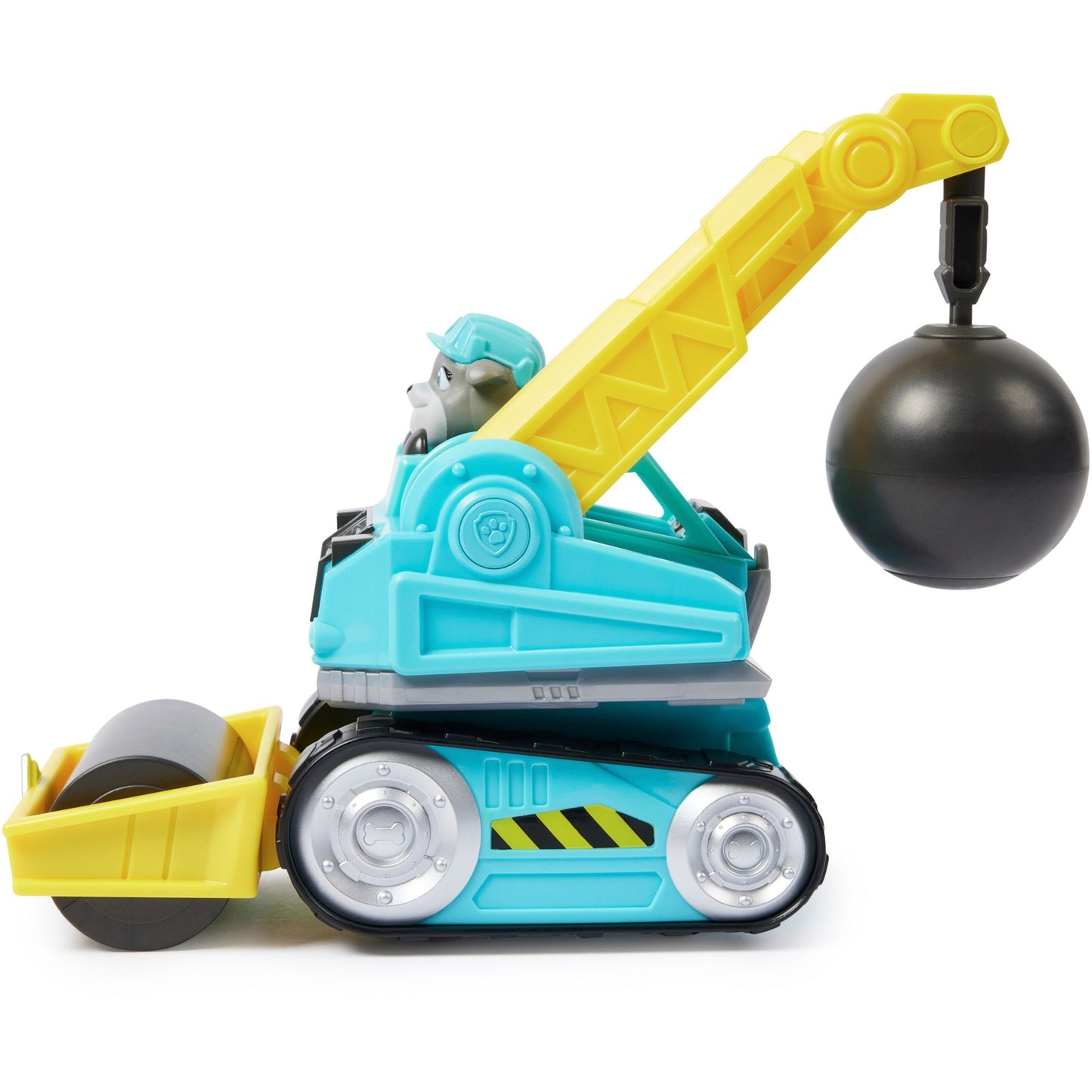 Spin Master Rubble & Crew - Abrissbirnen-Baufahrzeug mit Motor-Figur, Spielfahrzeug