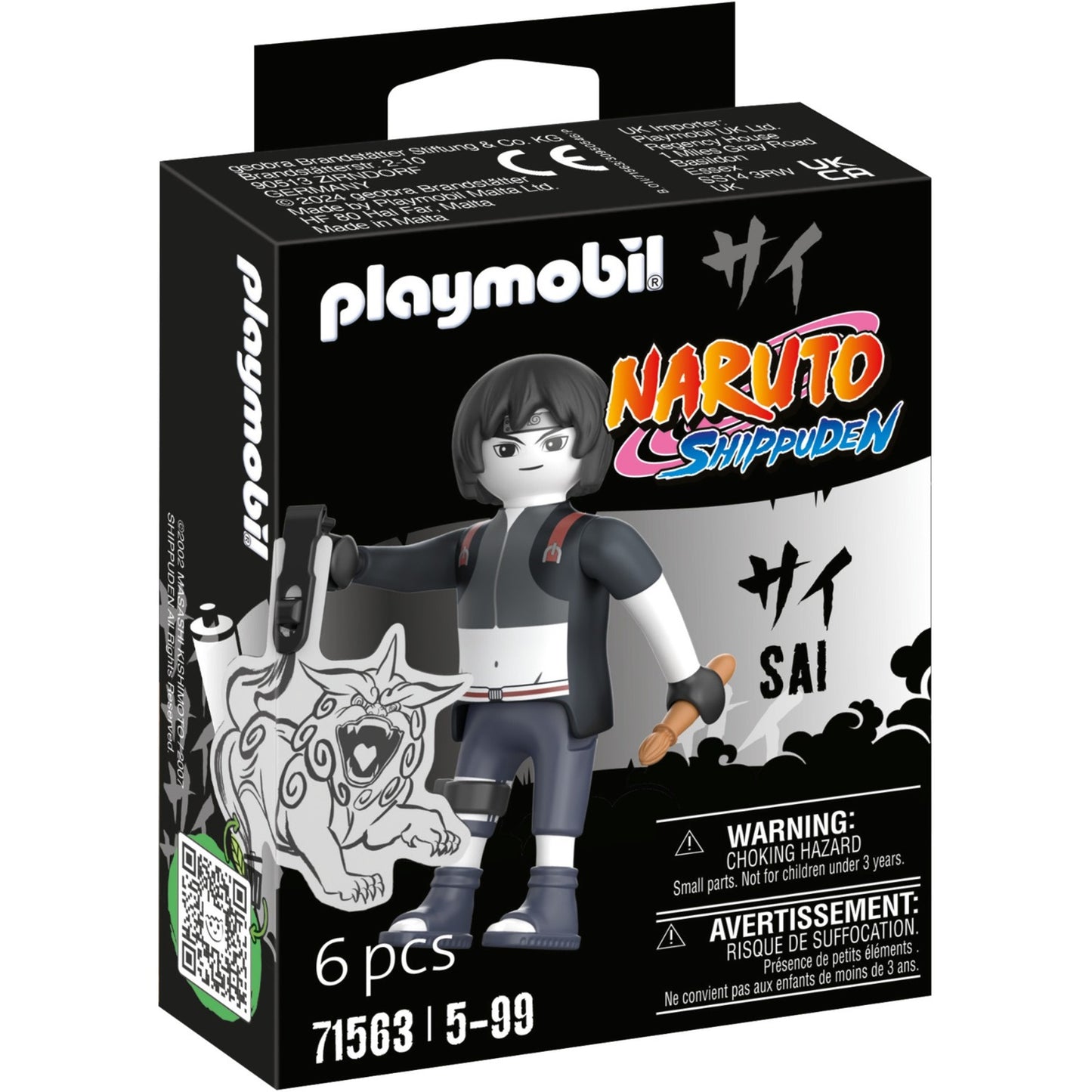 PLAYMOBIL 71563 Naruto Shippuden Sai, Konstruktionsspielzeug