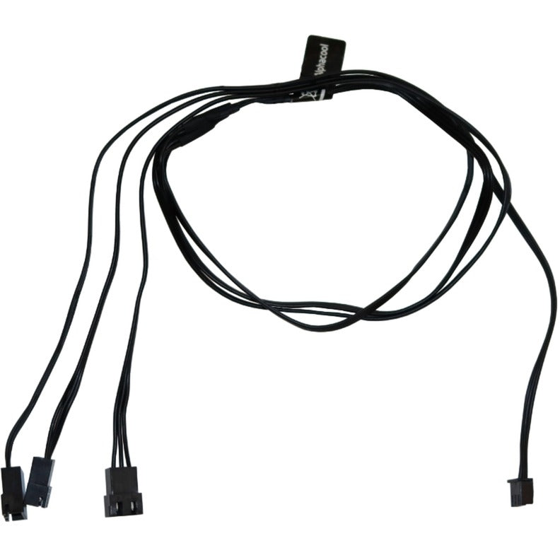 Alphacool Digital RGB LED Y-Kabel 3-fach mit JST Stecker (schwarz, 60cm)