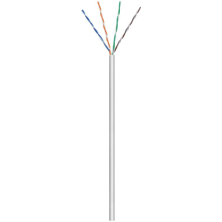 Goobay Netzwerkkabel Cat.6, U/UTP (grau, 100 Meter)