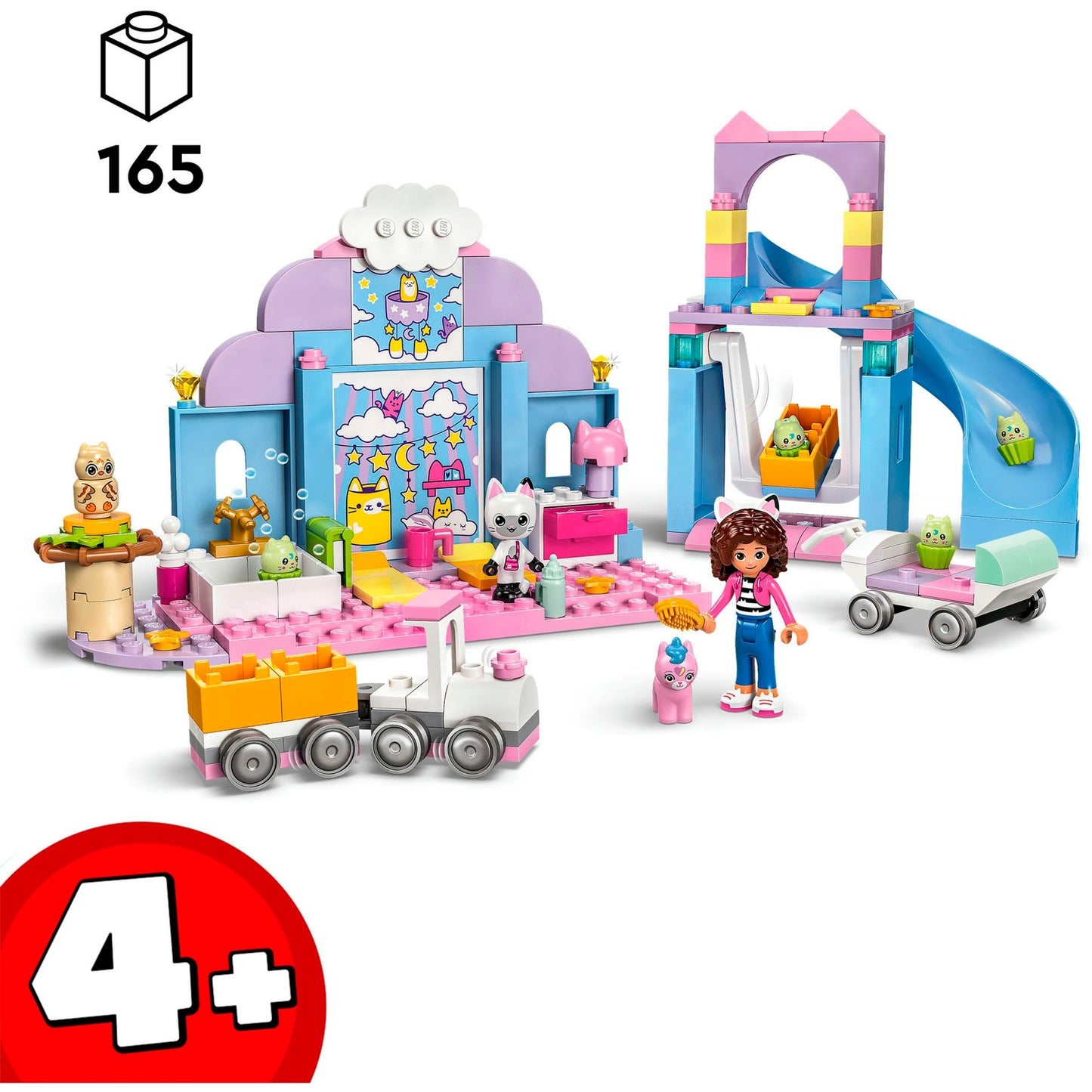 LEGO 10796 Gabby's Dollhouse Gabbys Kätzchen Öhrchen, Konstruktionsspielzeug