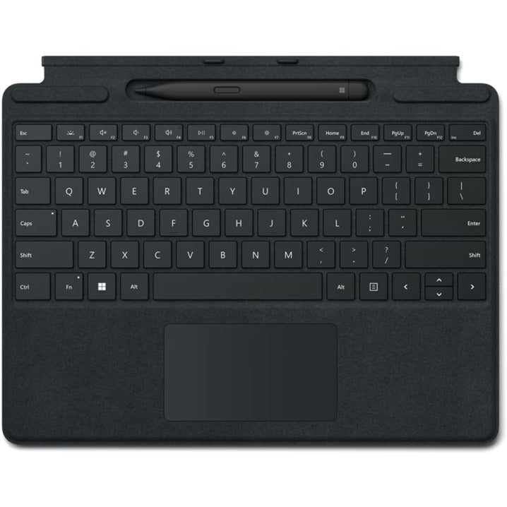 Microsoft Surface Pro Signature Keyboard (schwarz, DE-Layout, für Surface Pro 9, Pro 8 und Pro X, inkl. Surface Slim Pen 2)