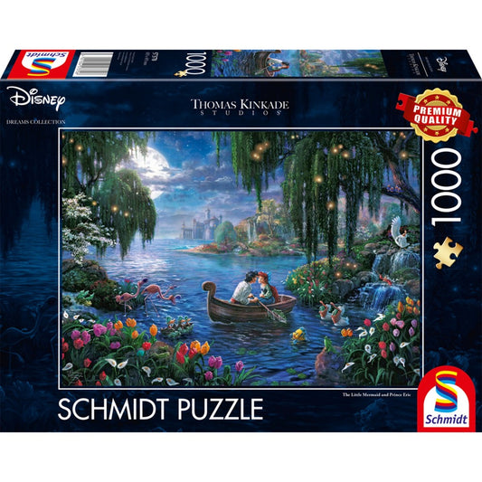 Schmidt Spiele Thomas Kinkade Studios: The Little Mermaid and Prince Eric (Disney Dreams Collections)