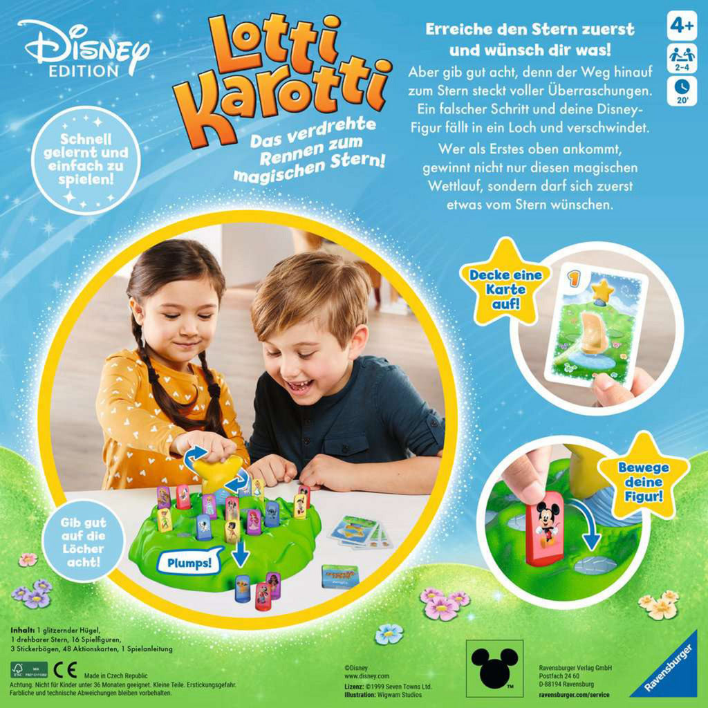 Lotti Karotti - Disney Edition, Brettspiel