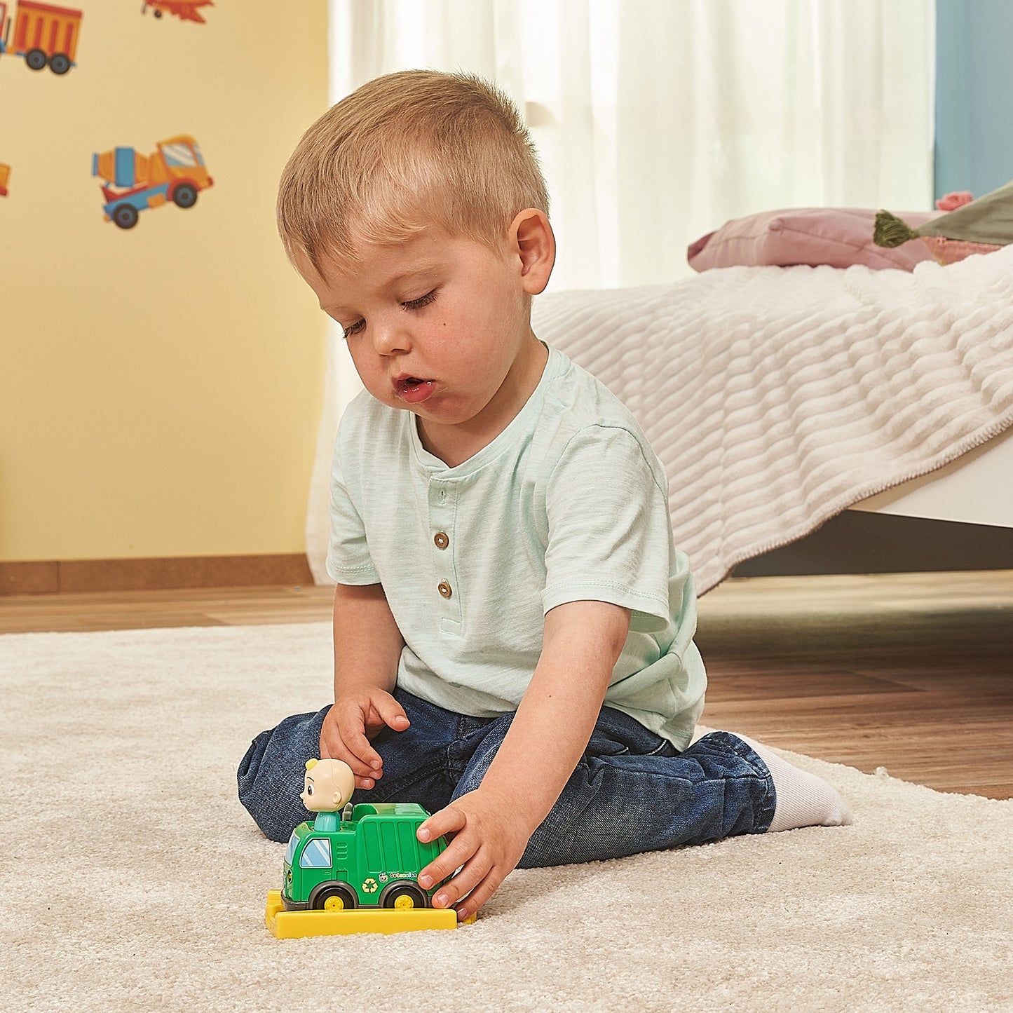 VTech Tut Tut Baby Flitzer - CoComelon JJs Müllwagen, Spielfahrzeug