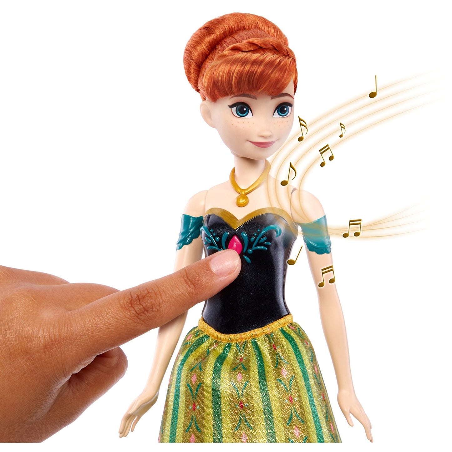 Mattel Disney Die Eiskönigin singende Anna-Puppe, 645