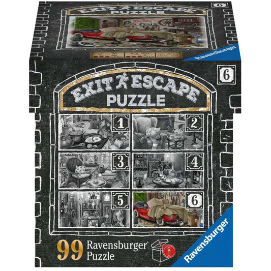 Ravensburger EXIT Puzzle: Im Gutshaus ? Garage (99 Teile)
