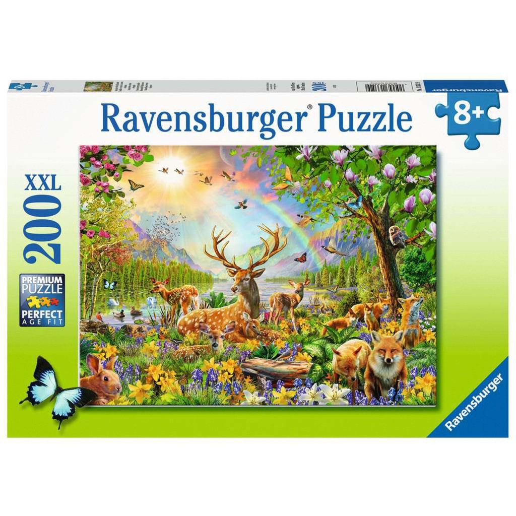 Ravensburger Kinderpuzzle Anmutige Hirschfamilie (200 Teile)