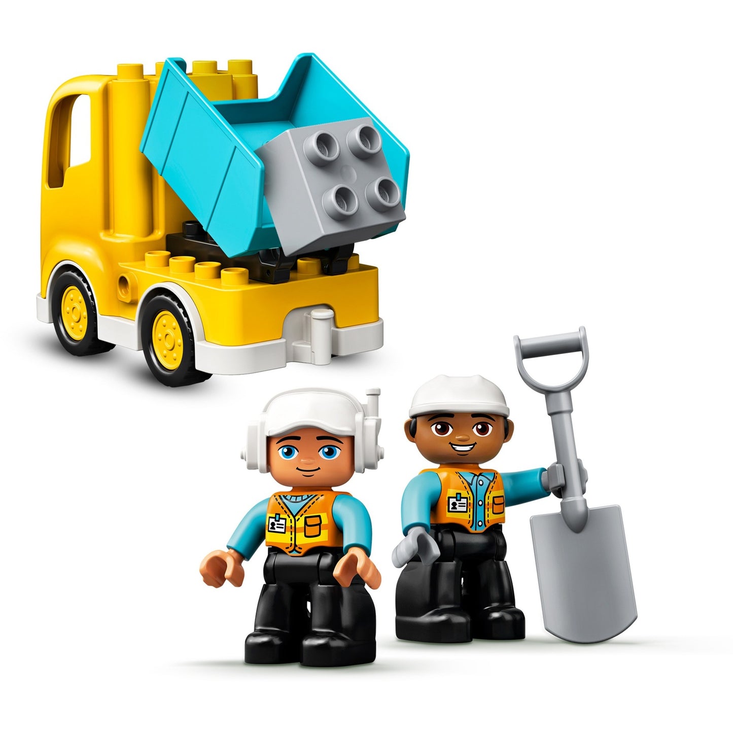 LEGO 10931 DUPLO Bagger und Laster, Konstruktionsspielzeug