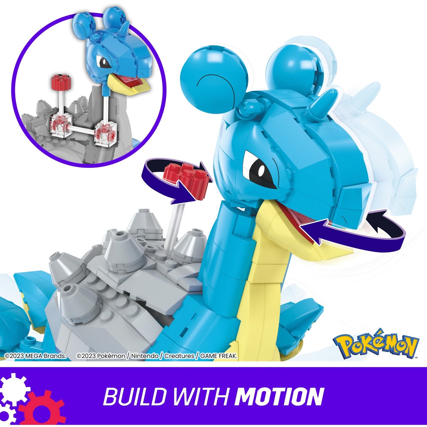 Mattel MEGA Pokémon Lapras, Konstruktionsspielzeug