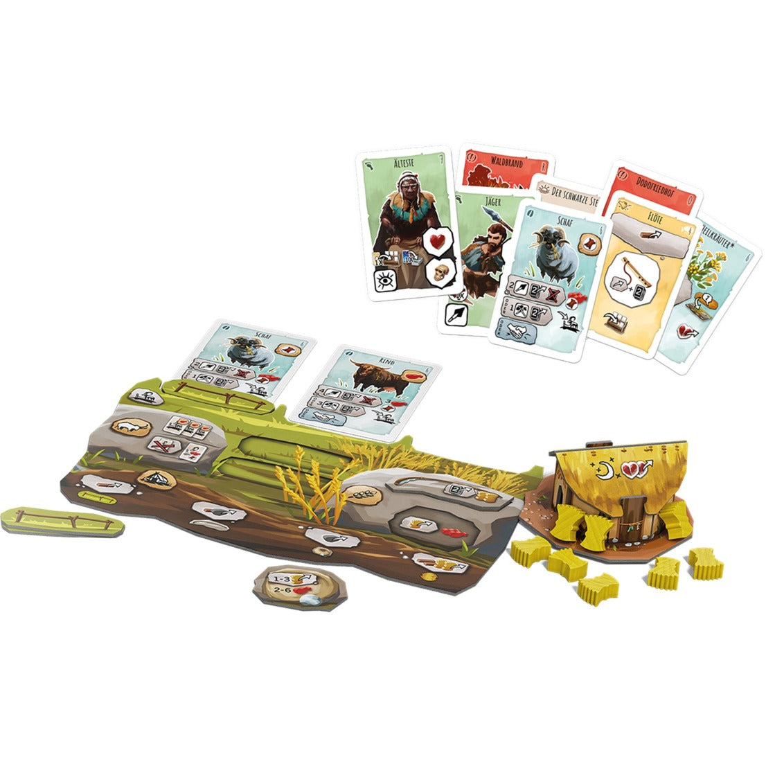 Asmodee Paleo - Ein neuer Anfang, Brettspiel